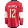 Jonah Gadjovich Florida Panthers Fashion7 Premier Breakaway Player Jersey - Red - Detail View