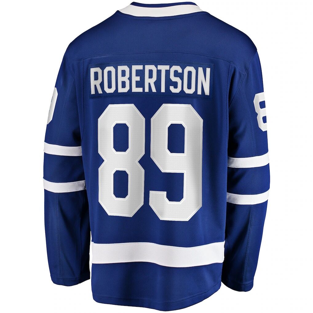 Nicholas Robertson Toronto Maple Leafs Fashion7 Home Premier Breakaway Player Jersey