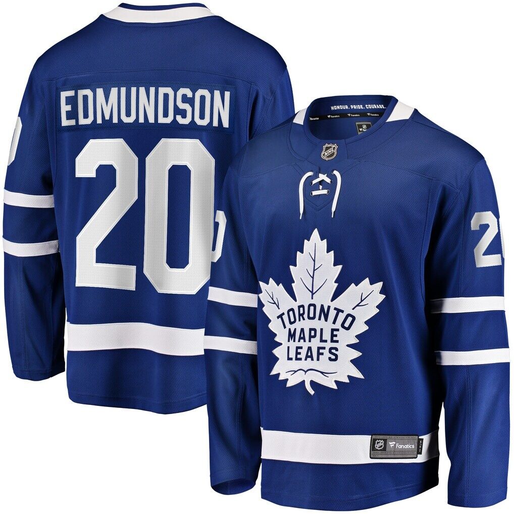 Joel Edmundson Toronto Maple Leafs Fashion7 Home Premier Breakaway Player Jersey