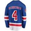 Braden Schneider New York Rangers Fashion7 Home Premier Breakaway Player Jersey - Blue - Detail View
