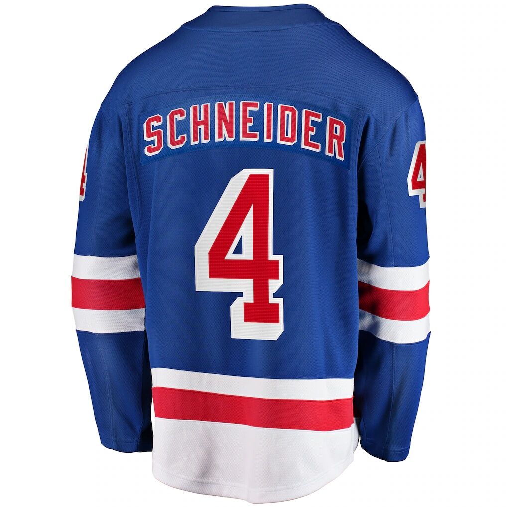 Braden Schneider New York Rangers Fashion7 Home Premier Breakaway Player Jersey