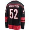 Pyotr Kochetkov Carolina Hurricanes Fashion7 Home Premier Breakaway Player Jersey - Black - Detail View