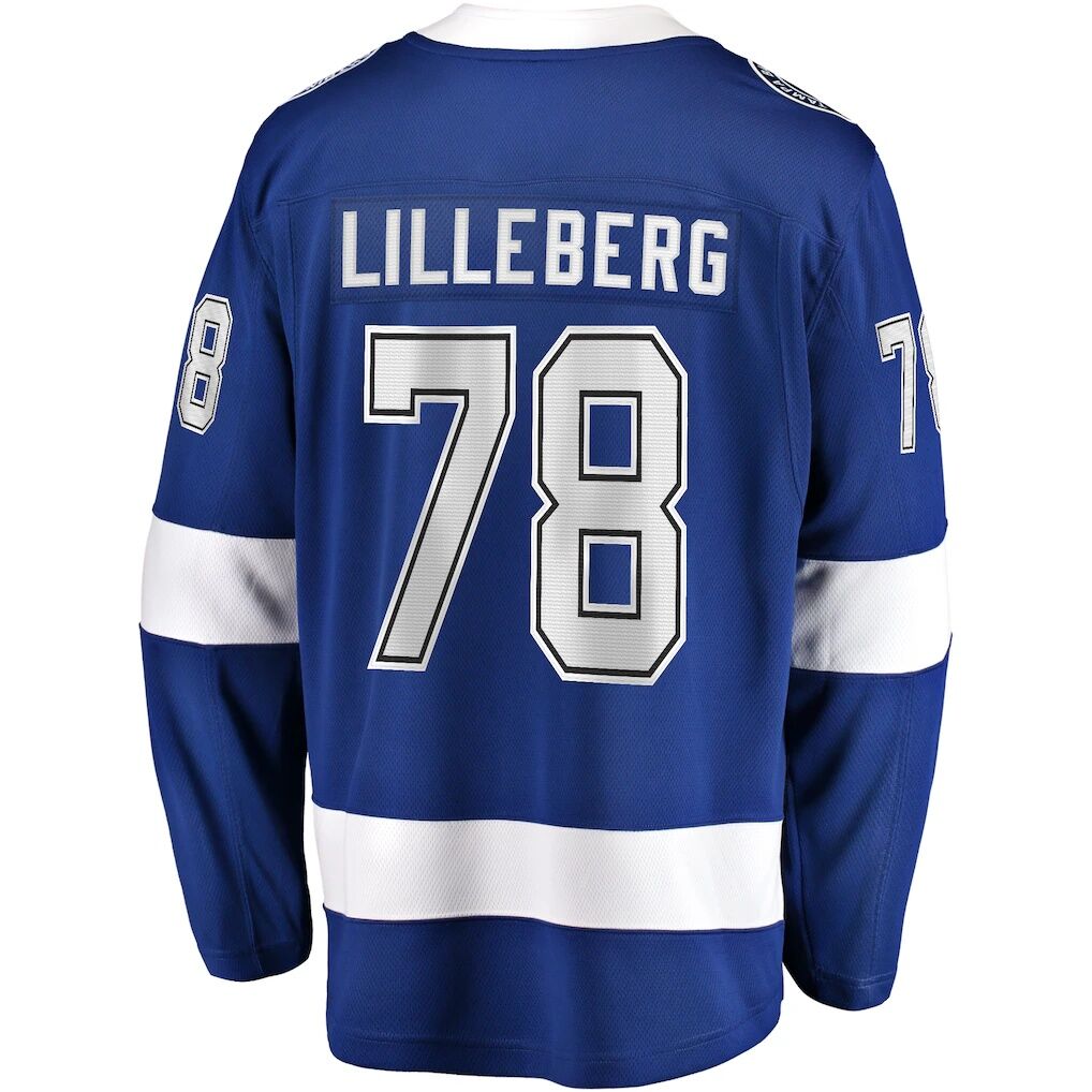 Emil Lilleberg Tampa Bay Lightning Fashion7 Home Premier Breakaway Player Jersey