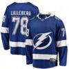 Emil Lilleberg Tampa Bay Lightning Fashion7 Home Premier Breakaway Player Jersey - Blue - Front View