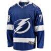 Emil Lilleberg Tampa Bay Lightning Fashion7 Home Premier Breakaway Player Jersey - Blue - Side View