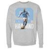 Manchester City 500 Level Bold Number Pullover Crewneck Sweatshirt - - Front View