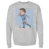 Kevin De Bruyne Manchester City 500 Level Cartoon Player Pullover Crewneck Sweatshirt - - Front View