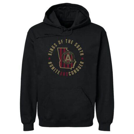 Atlanta United FC 500 Level Kings Of The South Pullover Hoodie - Black - Front View
