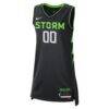 Seattle Storm Nike Unisex 2024 Rebel Edition Custom Jersey - Black - Side View