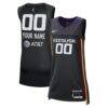 Connecticut Sun Nike Unisex 2024 Rebel Edition Custom Jersey - Black - Front View