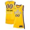 Los Angeles Sparks Nike Unisex 2024 Rebel Edition Custom Jersey - Gold - Front View