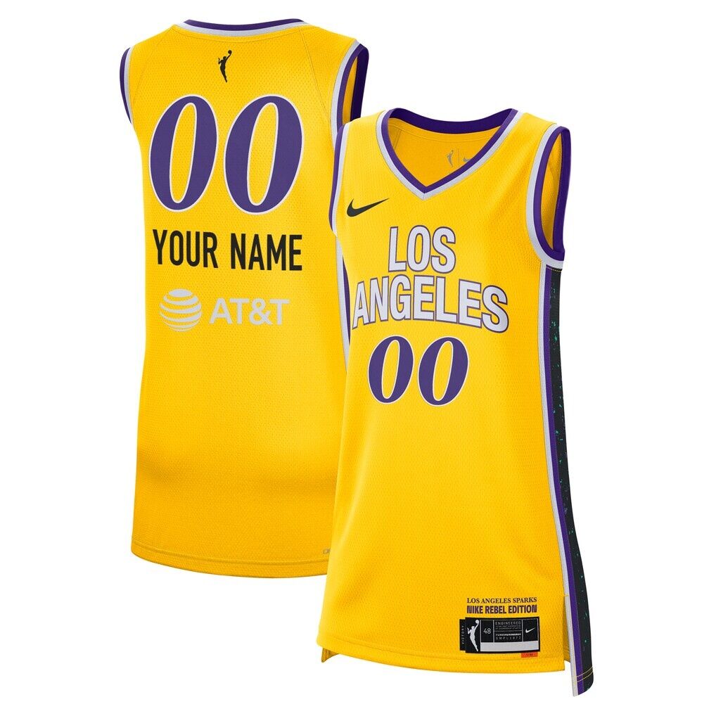 Los Angeles Sparks Nike Unisex 2024 Rebel Edition Custom Jersey
