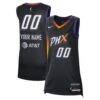 Phoenix Mercury Nike Unisex 2024 Rebel Edition Custom Jersey - Black - Front View
