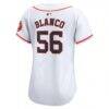 Ronel Blanco Houston Astros Nike Women's Home Limited Jersey - White - Detail View