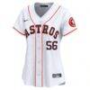 Ronel Blanco Houston Astros Nike Women's Home Limited Jersey - White - Side View