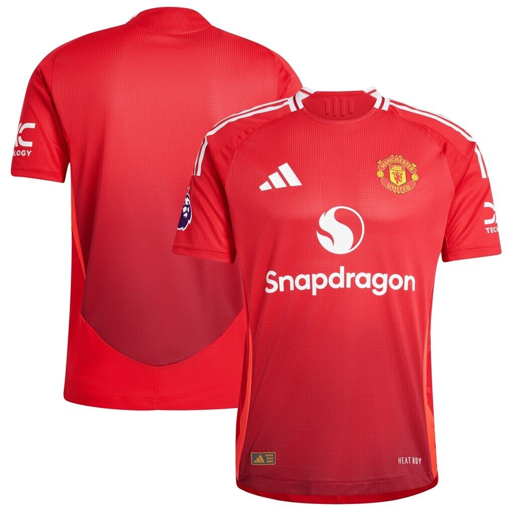 Manchester United adidas 2024/25 Home Authentic Patch Jersey