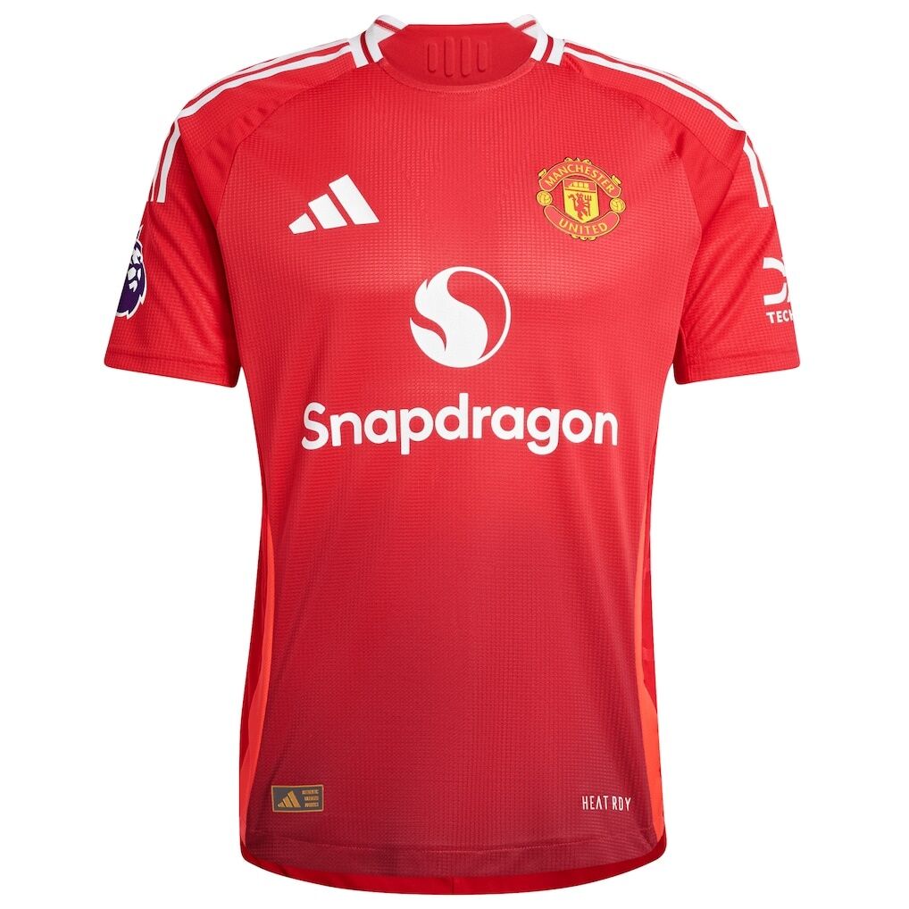 Manchester United adidas 2024/25 Home Authentic Patch Jersey