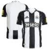 Newcastle United adidas 2024/25 Home Authentic Jersey - Black - Front View