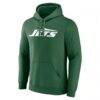 New York Jets Fashion7 Primary Logo Pullover Hoodie - Green - Side View