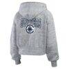 LA Clippers WEAR by Erin Andrews Women's Speckled Radiator Full-Zip Hoodie - - Side View