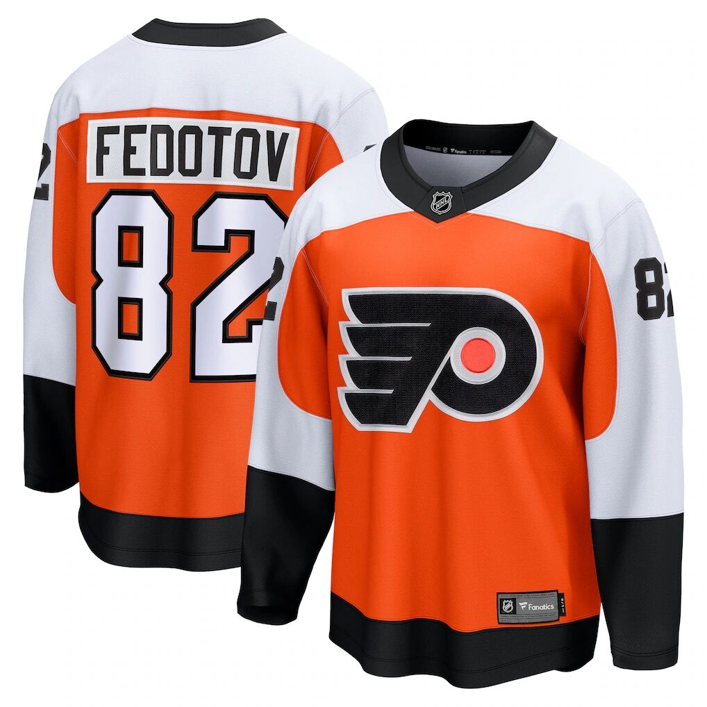 Ivan Fedotov Philadelphia Flyers Fashion7 Home Premier Breakaway Player Jersey