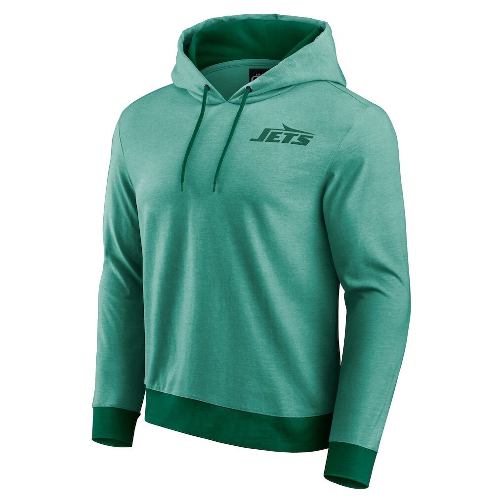 New York Jets Darius Rucker Collection by Fashion7 Tonal Knit Pullover Hoodie