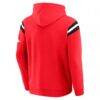 Kansas City Chiefs Darius Rucker Collection by Fashion7 Football Washed Pullover Hoodie - Red - Detail View