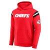 Kansas City Chiefs Darius Rucker Collection by Fashion7 Football Washed Pullover Hoodie - Red - Side View