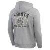 New Orleans Saints Darius Rucker Collection by Fashion7 Vintage Stripe Full-Zip Hoodie - - Detail View