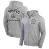 New Orleans Saints Darius Rucker Collection by Fashion7 Vintage Stripe Full-Zip Hoodie - - Front View