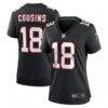 Kirk Cousins Atlanta Falcons Nike Women's Alternate Game Jersey - Black - Front View