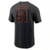 Jung Hoo Lee San Francisco Giants Nike Fuse Name & Number T-Shirt - Black - Detail View
