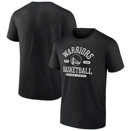 Golden State Warriors Danger Zone T-Shirt - Black - Front View
