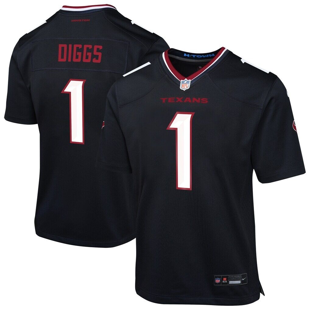 Stefon Diggs Houston Texans Nike Youth Team Player Game Jersey