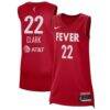 Caitlin Clark Indiana Fever Nike Unisex 2024 WNBA Draft Rebel Edition Victory Player Jersey - Red - Front View