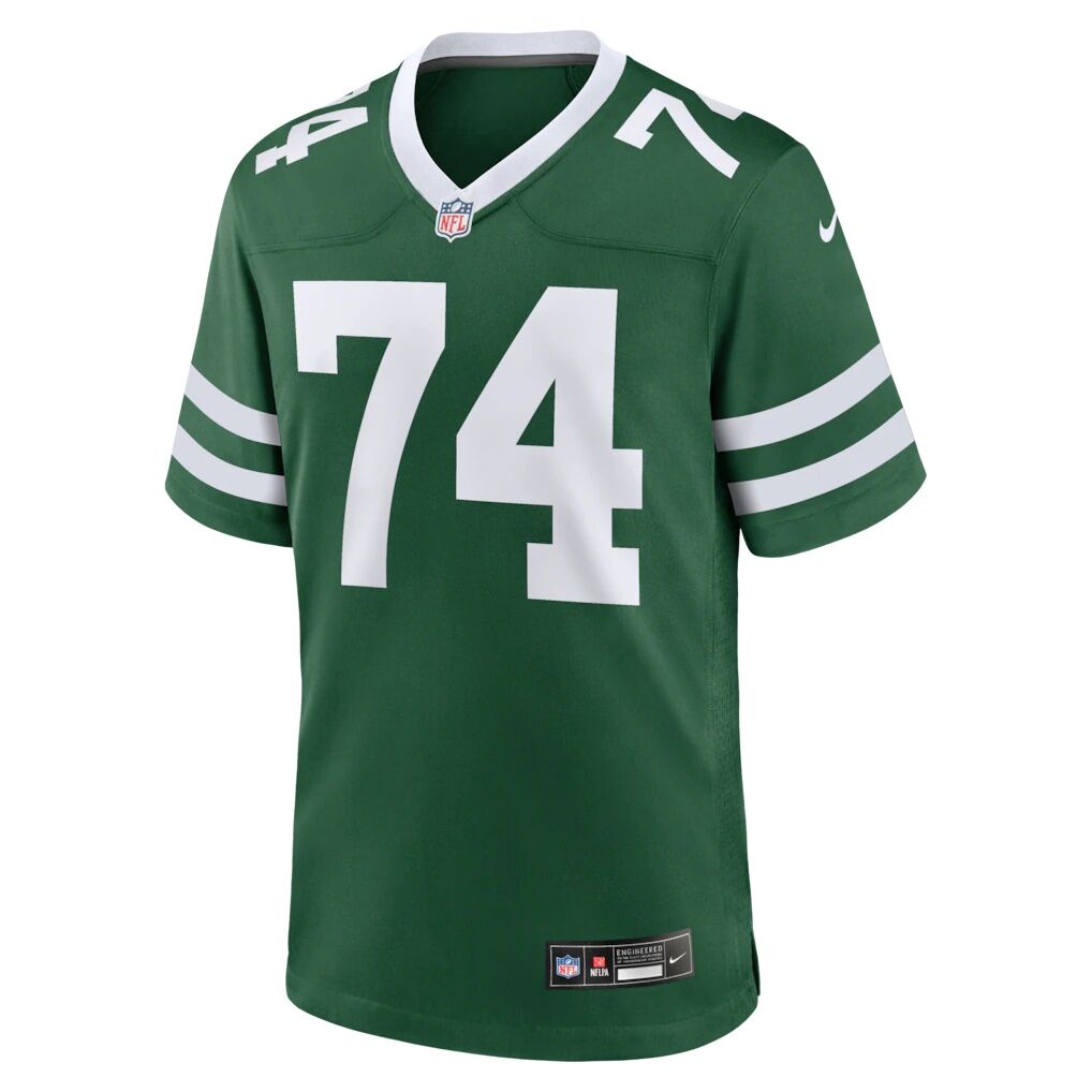 Olu Fashanu New York Jets Nike  Player Game Jersey - Gotham Green