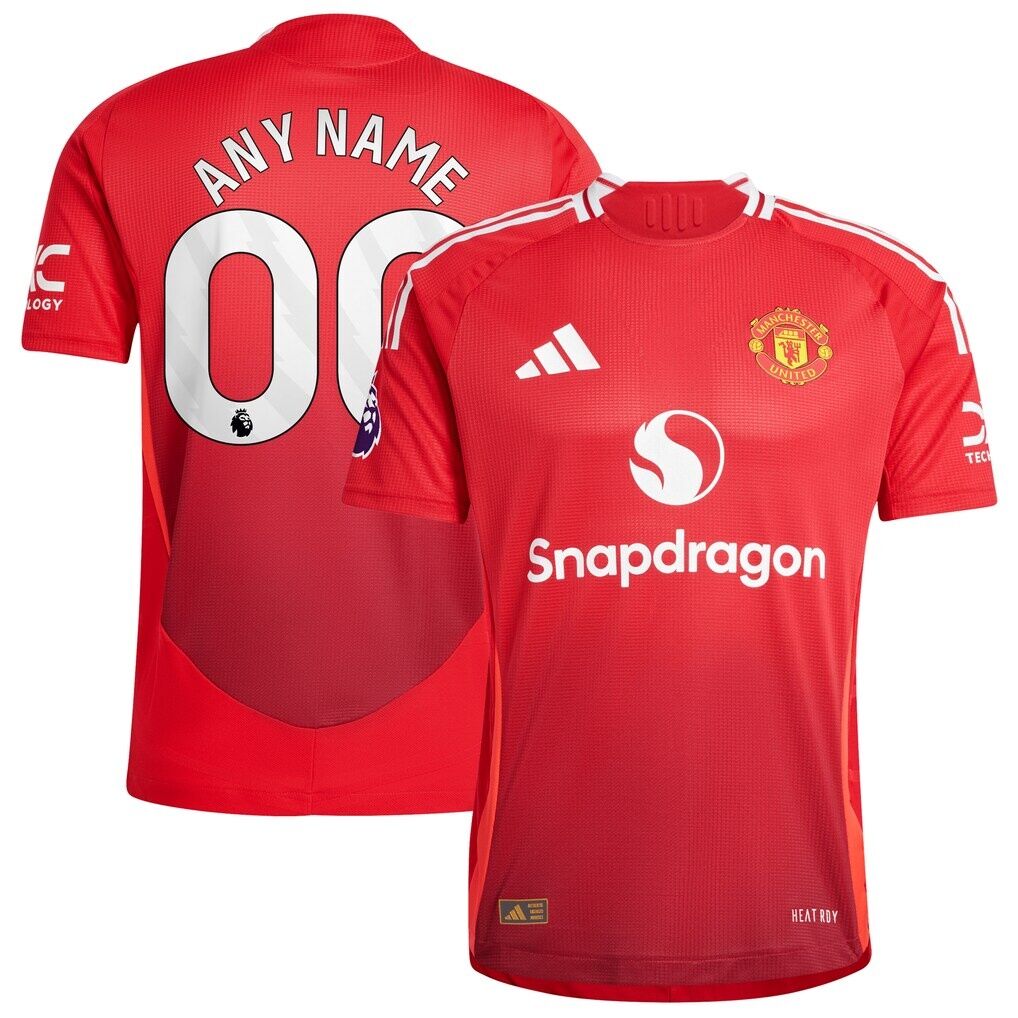 Manchester United adidas 2024/25 Home Authentic Custom Jersey