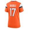 Jaylen Waddle Denver Broncos Nike Women's Game Jersey - Orange - Detail View