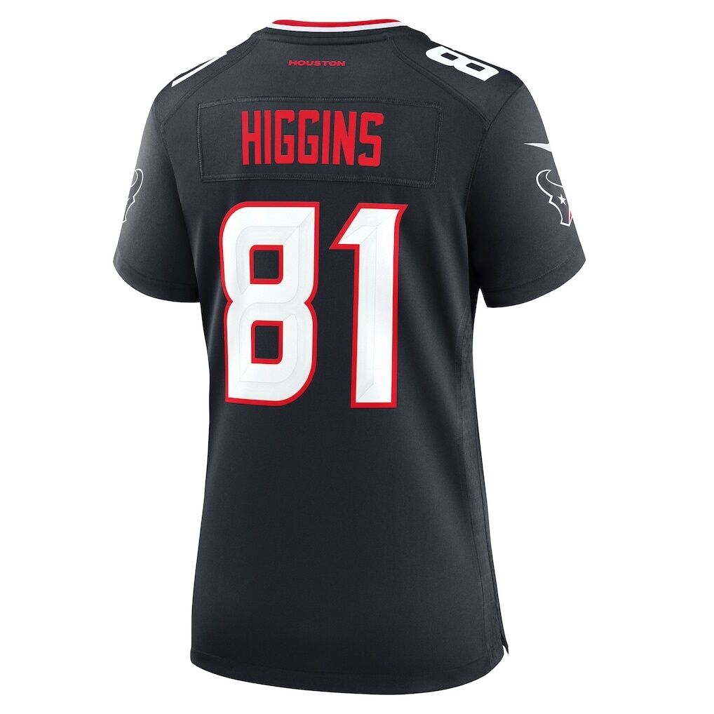 Jayden Higgins Houston Texans Nike Women's Game Jersey