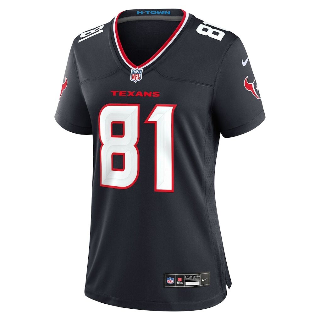 Jayden Higgins Houston Texans Nike Women's Game Jersey