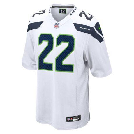 Rashid Shaheed Seattle Seahawks Nike Game Jersey - White - Side View