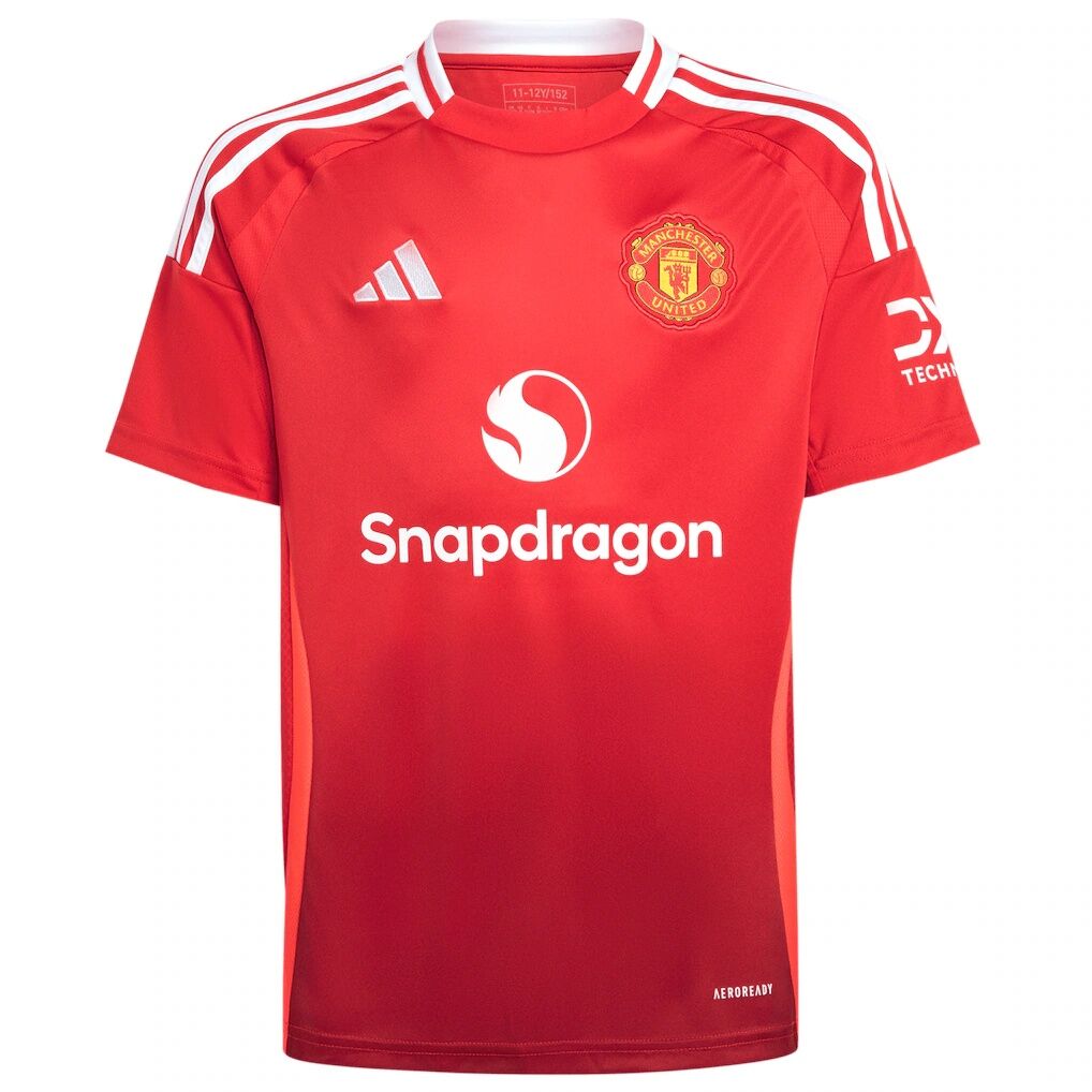 Manchester United adidas Youth 2024/25 Home Replica Custom Jersey