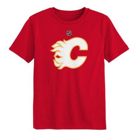 Calgary Flames Outerstuff Preschool Primary Logo T-Shirt - Red - Front View
