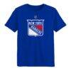 New York Rangers Outerstuff Preschool Primary Logo T-Shirt - Blue - Front View