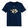 Nashville Predators Outerstuff Preschool Primary Logo T-Shirt - Navy - Front View
