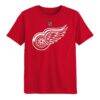 Detroit Red Wings Outerstuff Preschool Primary Logo T-Shirt - Red - Front View