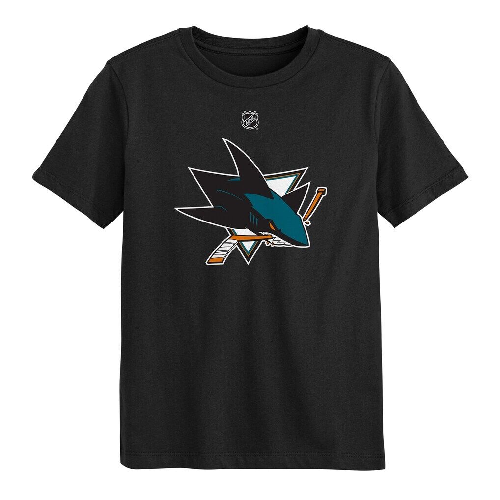 San Jose Sharks Outerstuff Preschool Primary Logo T-Shirt