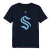 Seattle Kraken Outerstuff Preschool Primary Logo T-Shirt - - Front View