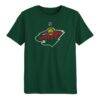 Minnesota Wild Outerstuff Preschool Primary Logo T-Shirt - Green - Front View