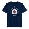 Winnipeg Jets Outerstuff Preschool Primary Logo T-Shirt - Navy - Front View